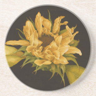 Sunflower with Headache coaster
