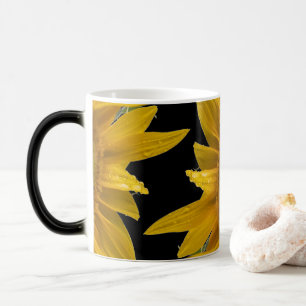Sunflower With Raindrops Magic Mug