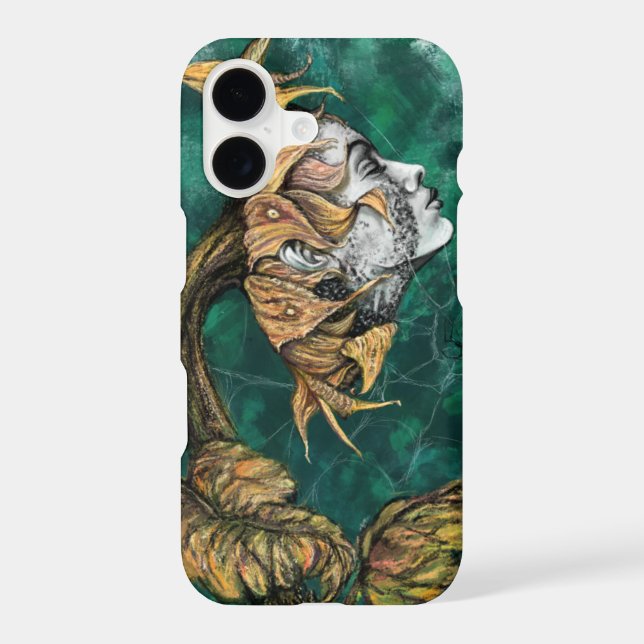 Sunflower Woman iPhone Case (Back)