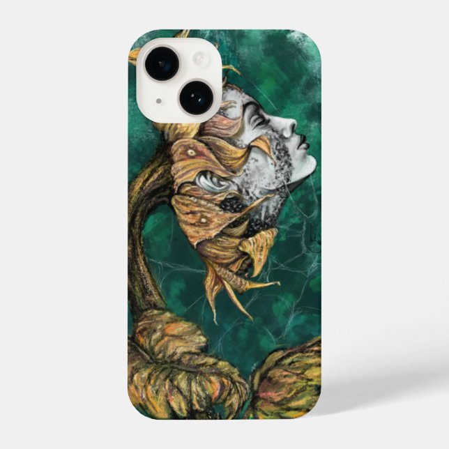 Sunflower Woman iPhone Case (Back)