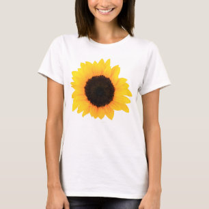 Sunflower Womens Bella+Canvas Boxy Crop Top TShirt