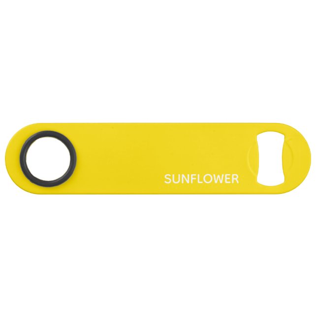 Sunflower Yellow Colour Name Bar Key (Front (Horizontal))