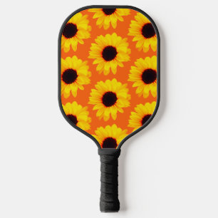 Sunflower Yellow Orange Colourful Pickleball Paddl Paddle