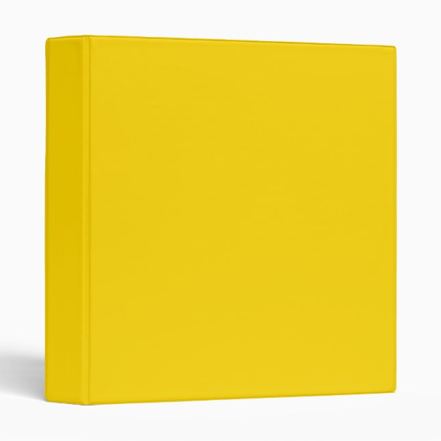 Sunflower Yellow Solid Colour Binder (Front/Spine)