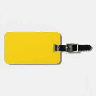 Sunflower Yellow Solid Colour Luggage Tag