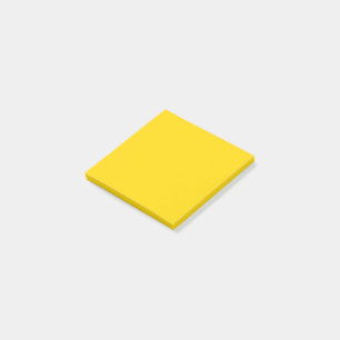 Sunflower Yellow Solid Colour Post-it Notes