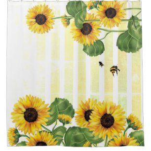 Sunflower Yellow Tropical Floral