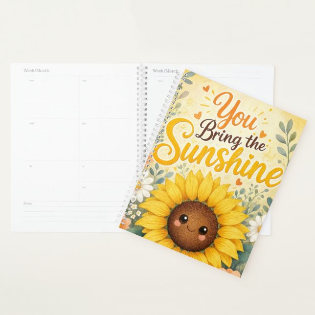 Sunflower : You Bring the Sunshine Planner (Display)
