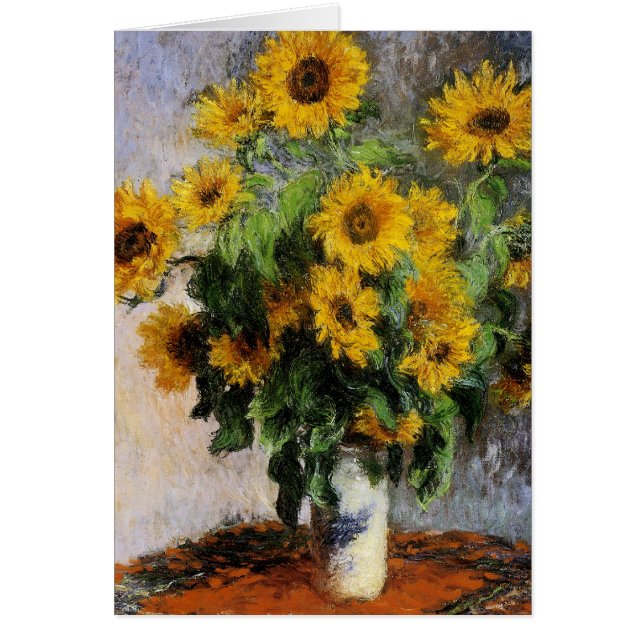 Sunflowers, 1881 by Monet. (Front)