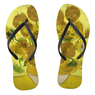 Sunflowers, 1889 flip flops