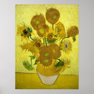 Sunflowers, 1889 poster