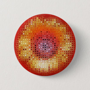SUNFLOWERS 2 INCH ROUND BUTTON