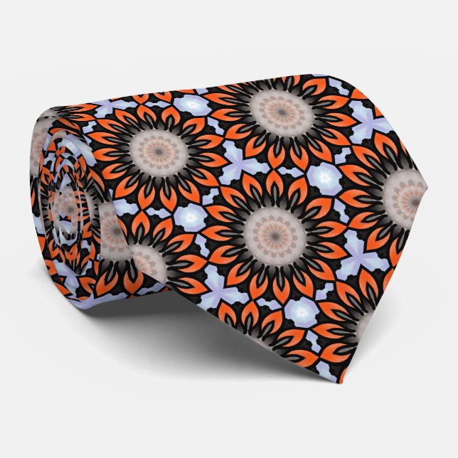 Sunflowers and Blue Sky Tie (Rolled)