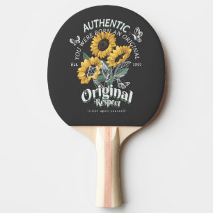 Sunflowers and Butterflies Graphic Ping Pong Paddle