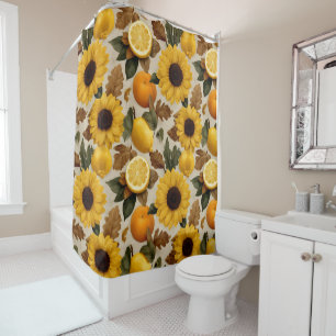 Sunflowers and Citrus Autumn Home Decor