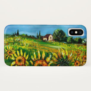 SUNFLOWERS AND COUNTRYSIDE IN TUSCANY Case-Mate iPhone CASE