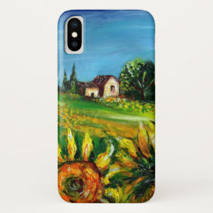 SUNFLOWERS AND COUNTRYSIDE IN TUSCANY Case-Mate iPhone CASE