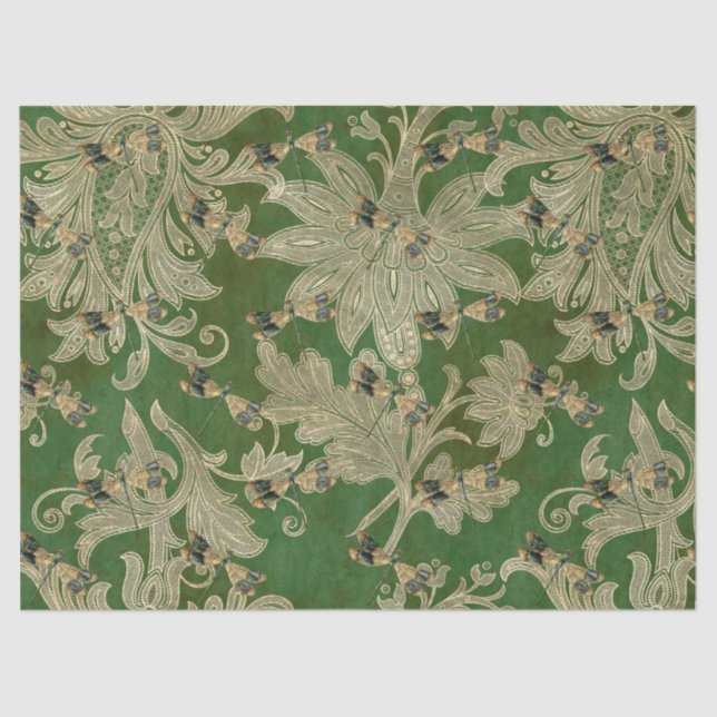 Sunflowers and Dragonflies Series Design 9 Tissue Paper (Front)