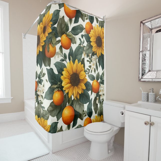 Sunflowers and Oranges Autumn Design (In Situ)