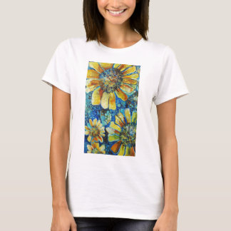 Sunflowers and Polk-a-Dots t-shirts
