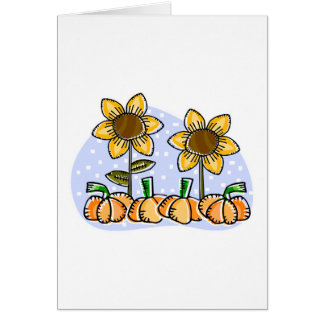 Sunflowers and Pumpkins