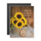 Sunflowers and Watering Can Wedding Save the Date