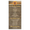 sunflowers and wood country wedding programs