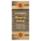 sunflowers and wood country wedding programs