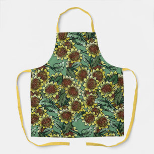Sunflowers                                         apron