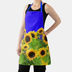 Sunflowers Apron Ukraine Flag Colours - Support