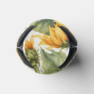 Sunflowers Art Pattern Design Can Cooler