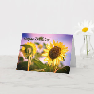 Sunflowers at RHS Wisley, UK Card