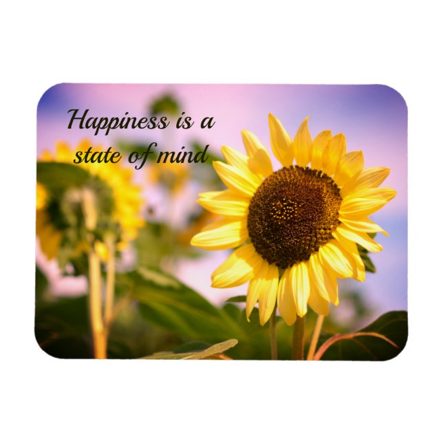 Sunflowers at RHS Wisley, UK Magnet (Horizontal)