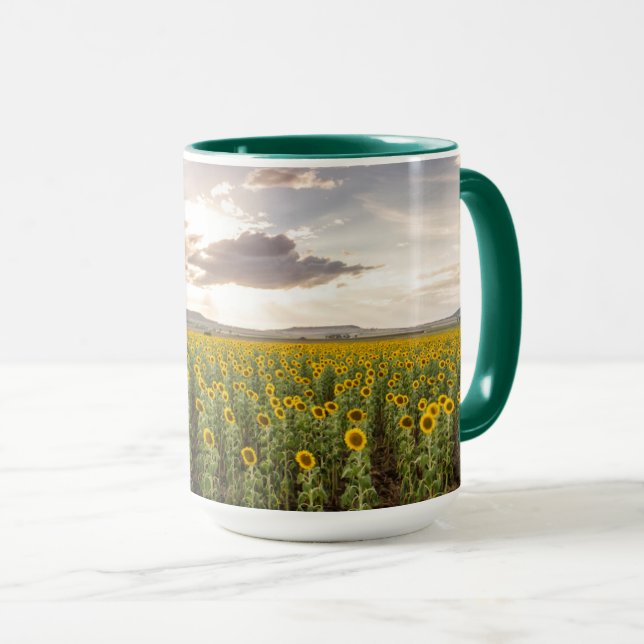 Sunflowers at Sunset Mug (Front Right)