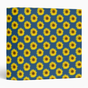 Sunflowers background binder