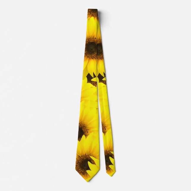 Sunflowers background tie (Front)