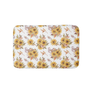 Sunflowers  bath mat