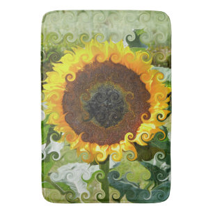 SUNFLOWERS BATH MAT