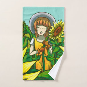 Sunflowers Bath Towel Set