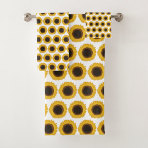 Sunflowers Bath Towel Set