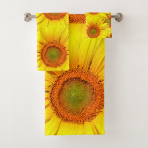 Sunflowers Bath Towel Set