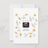 Sunflowers, Berries & Foliage Funny Baby Shower 