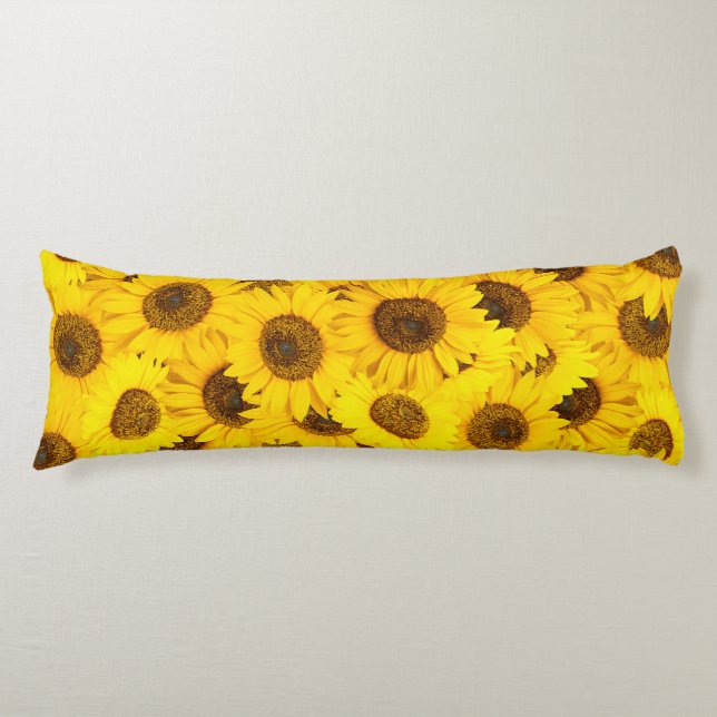 Sunflowers Body Pillow (Front)