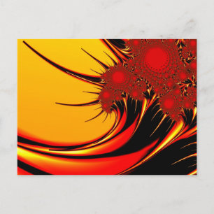 Sunflowers Brago-Mitchell Fine Fractal Art Postcard