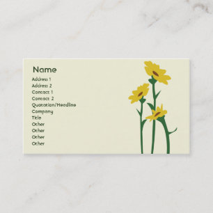 Sunflowers - Business Card