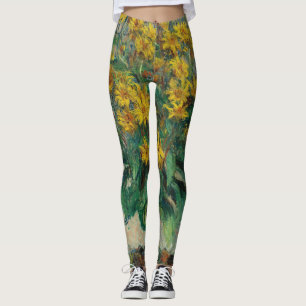 Sunflowers (by Claude Monet, 1880) Leggings