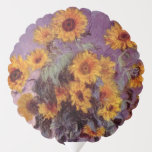 Sunflowers by Claude Monet Balloon<br><div class="desc">Please visit my store for more interesting design and more colour choice.
=> zazzle.com/colorfulworld*</div>