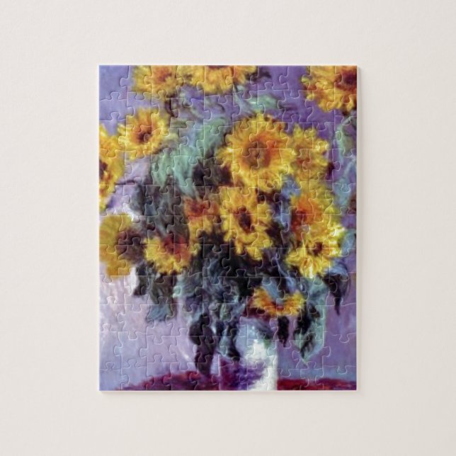 Sunflowers by Claude Monet Jigsaw Puzzle (Vertical)