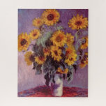 Sunflowers by Claude Monet Jigsaw Puzzle<br><div class="desc">Please visit my store for more interesting design and more colour choice.
=> zazzle.com/colorfulworld*</div>