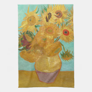 Sunflowers by Van Gogh Kitchen Towel